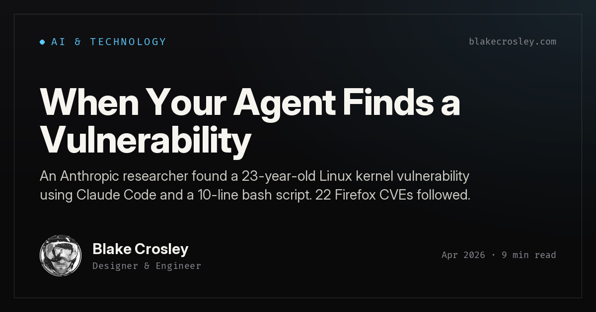 When Your Agent Finds a Vulnerability