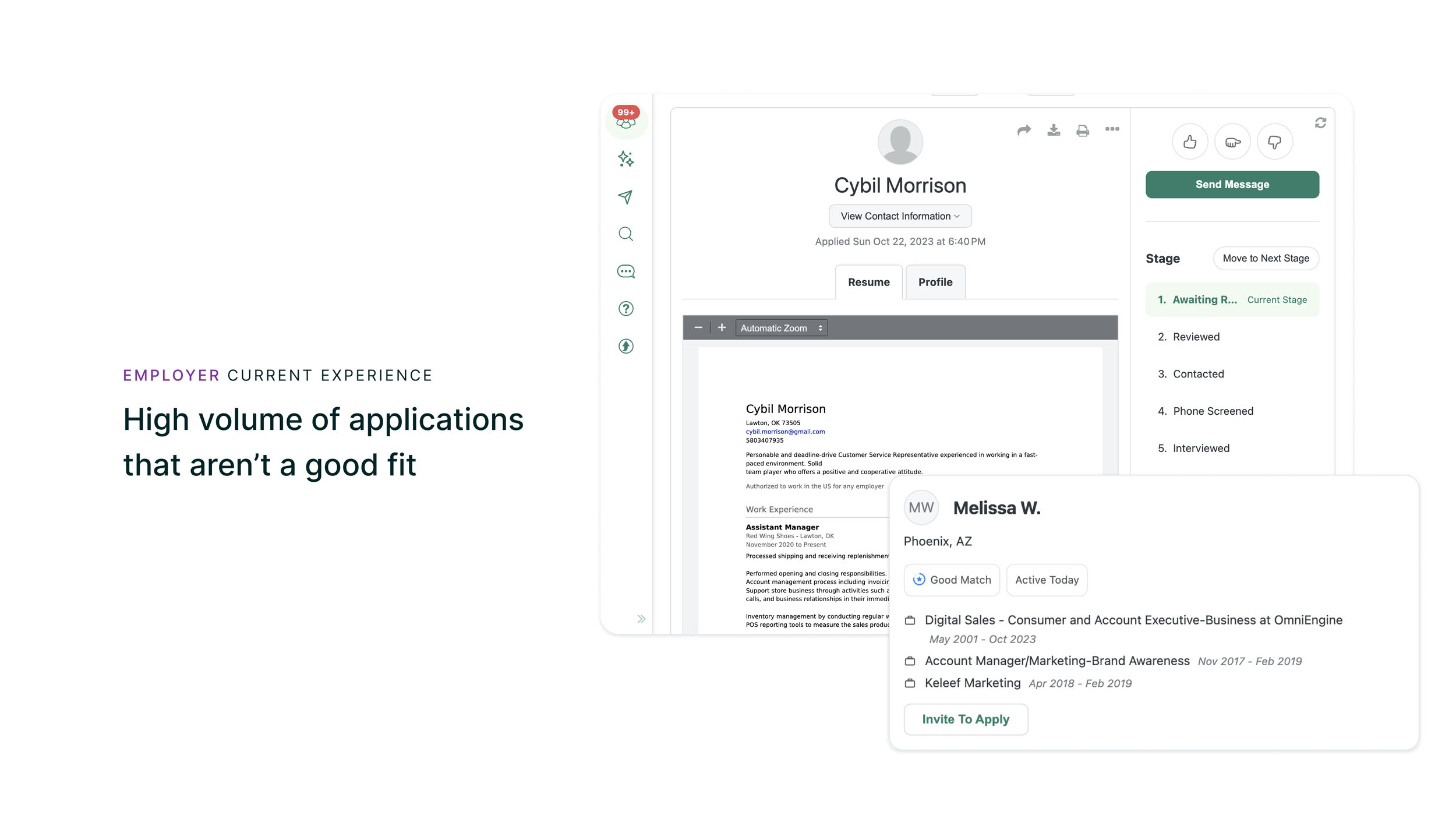 Hiring manager perspective