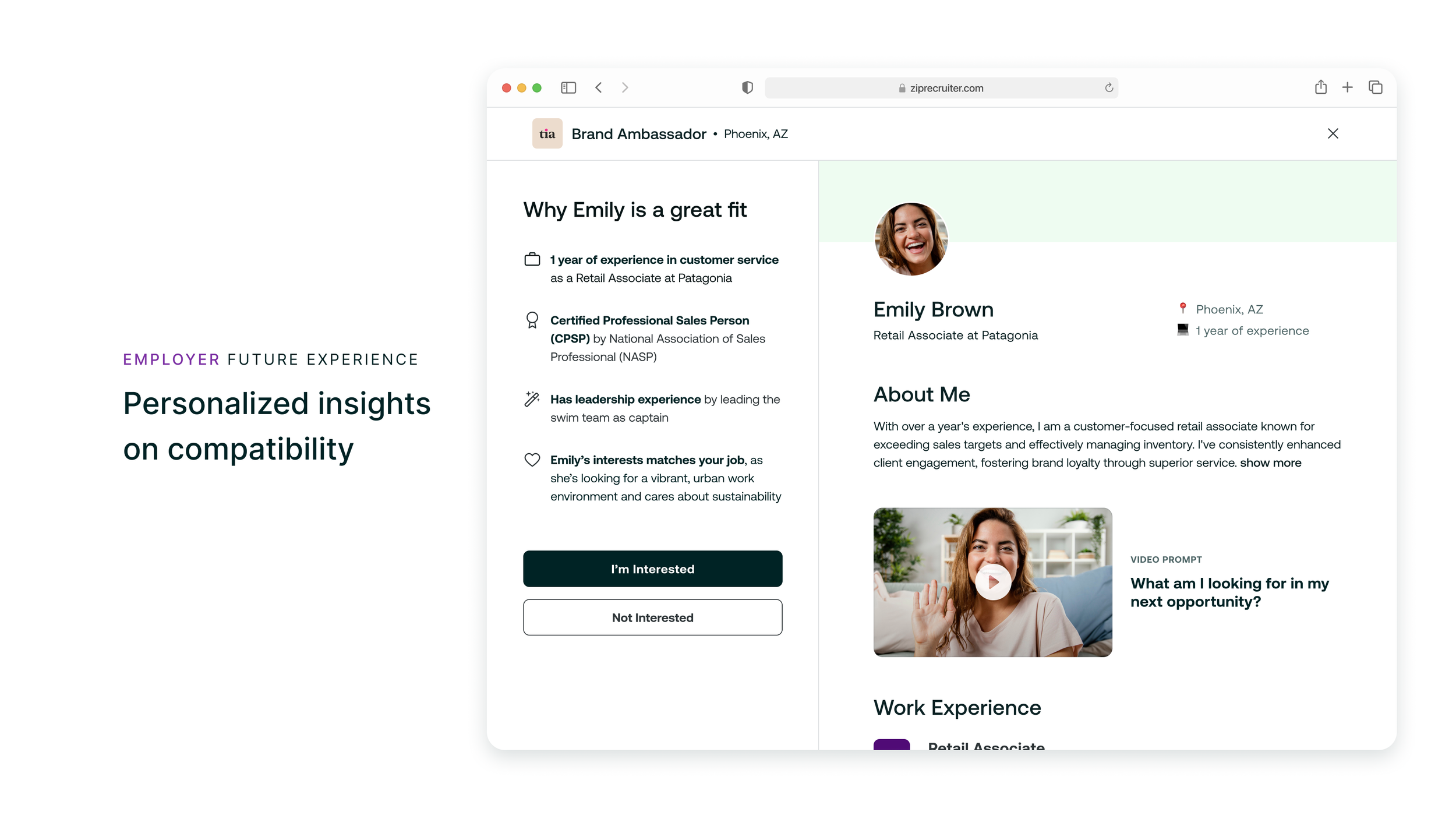 Connection likelihood matching