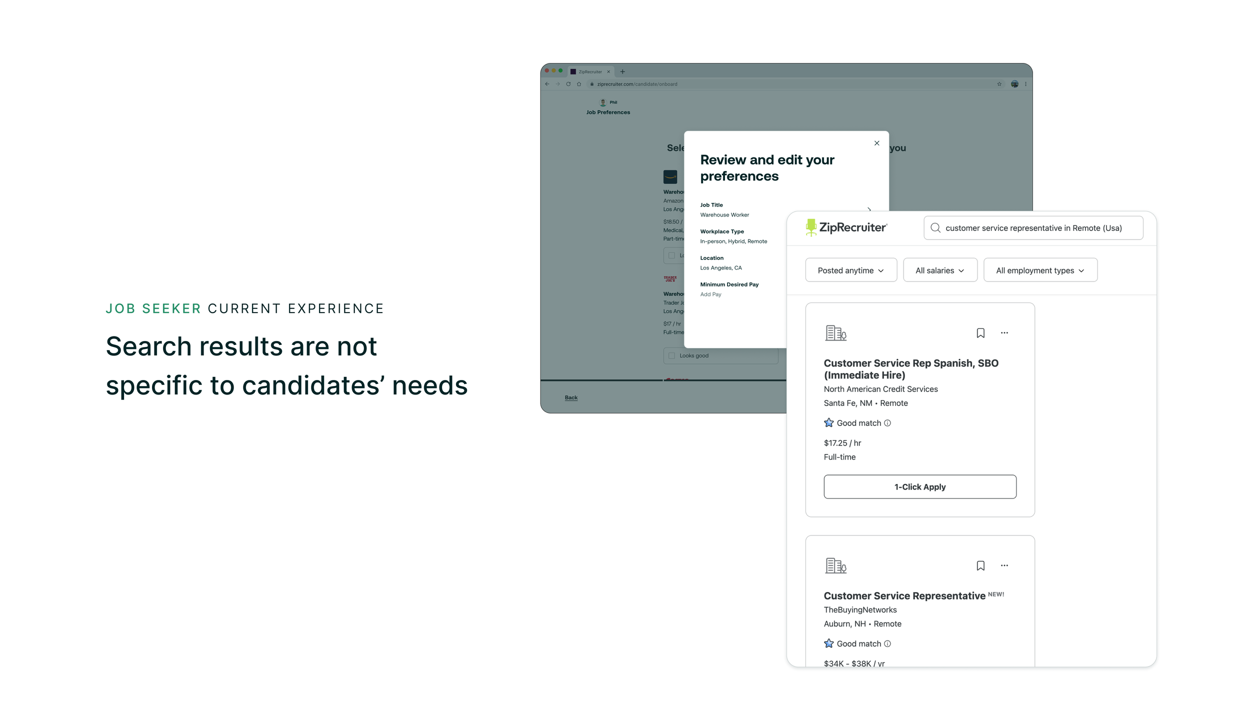 Understanding user preferences