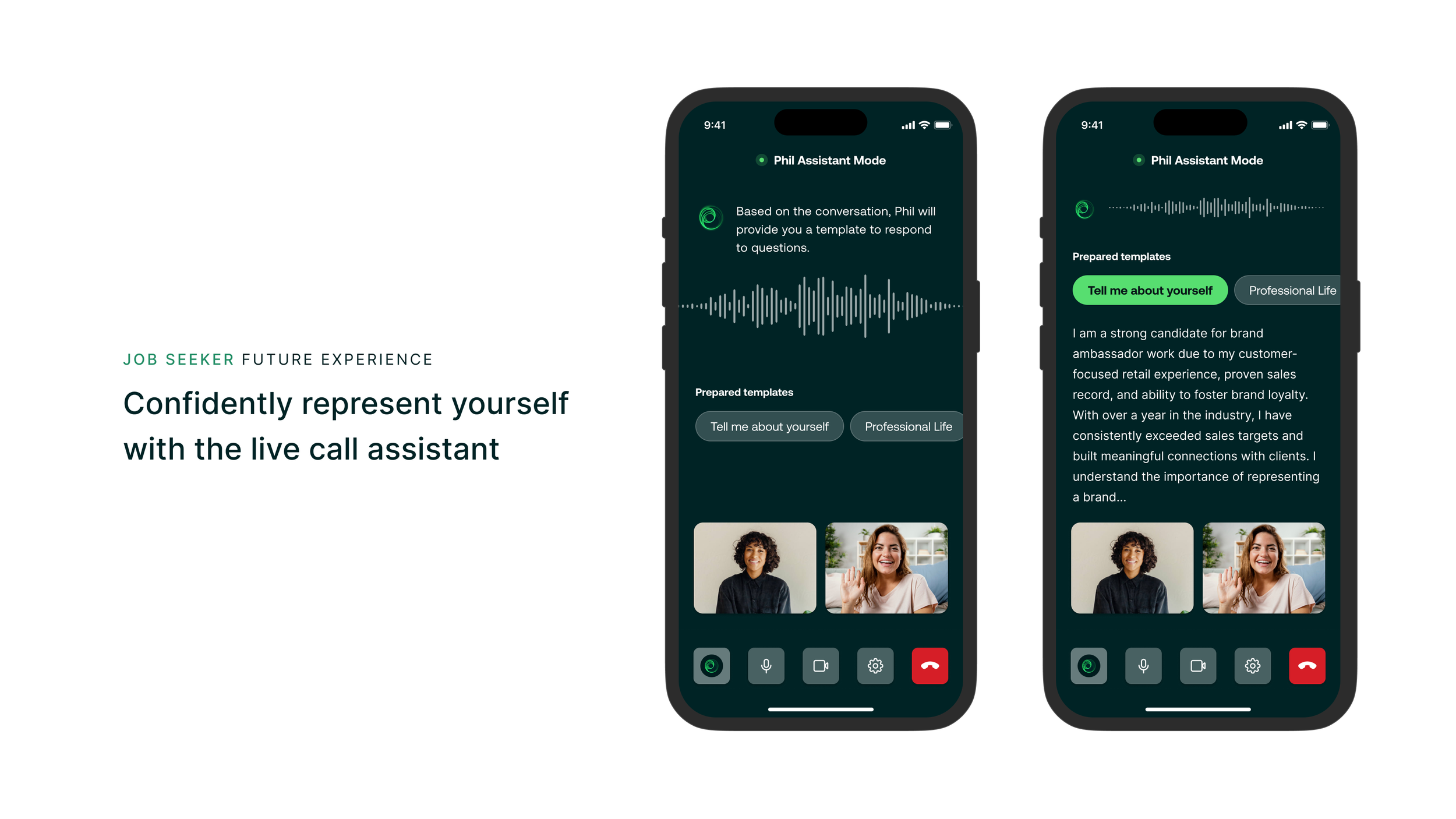 Real-time interview assistance