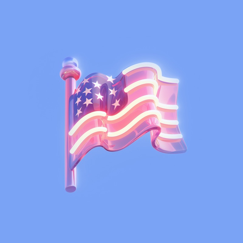 3D flag