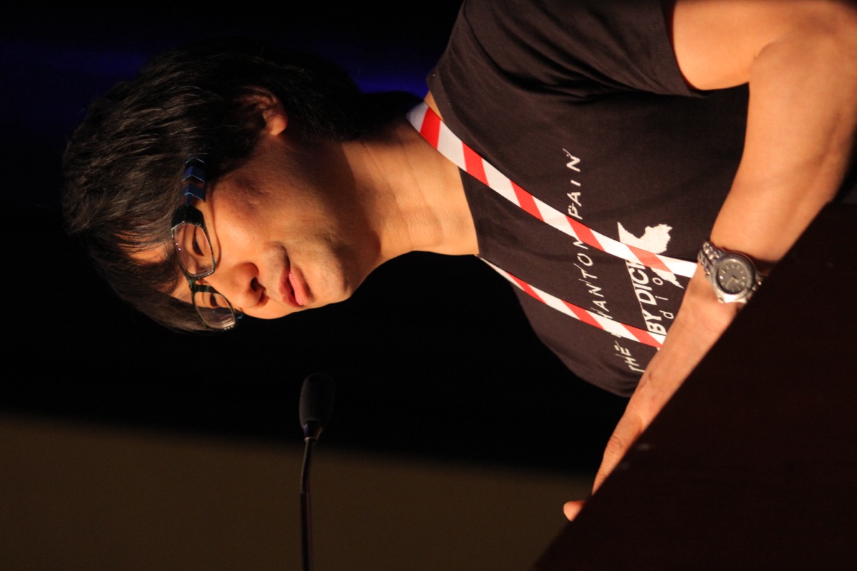 Hideo Kojima speaking at GDC 2013