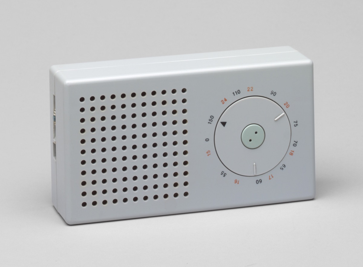 Braun T3 pocket transistor radio, 1958