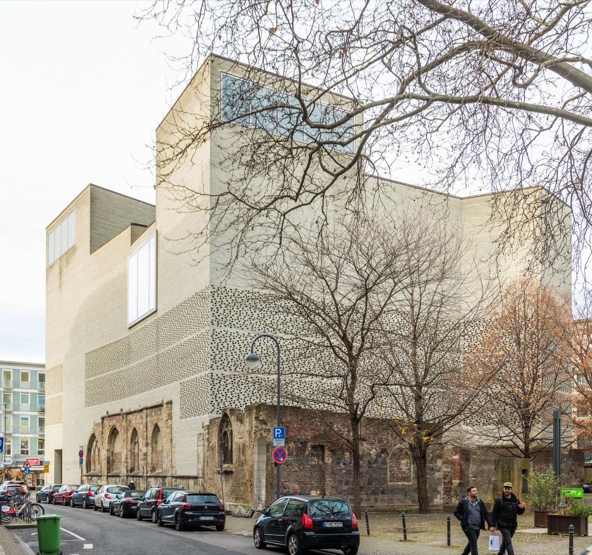 Kolumba Museum in Cologne, Zumthor's grey brick rising from the Gothic ruins