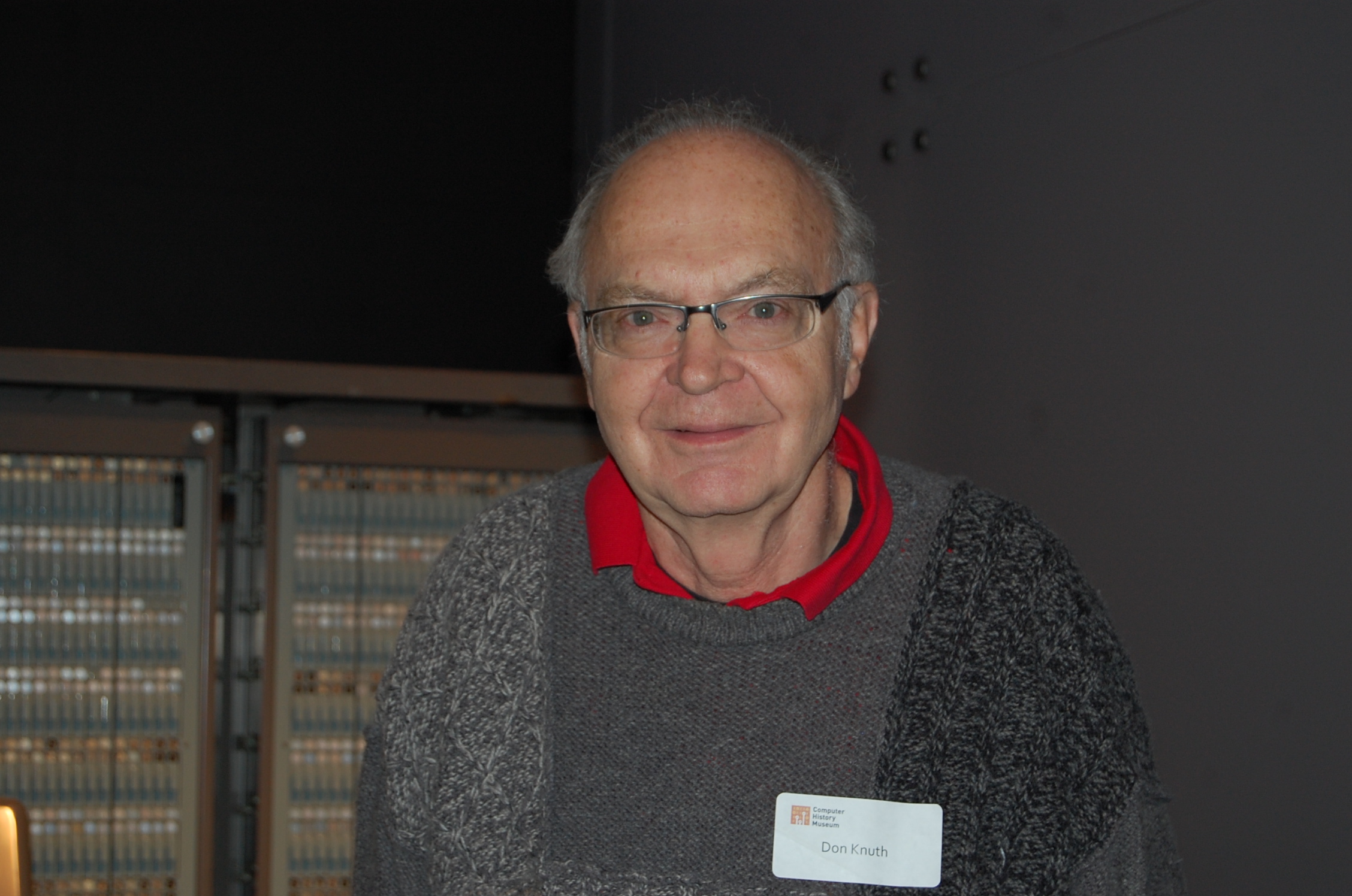 Donald Knuth at Stanford University
