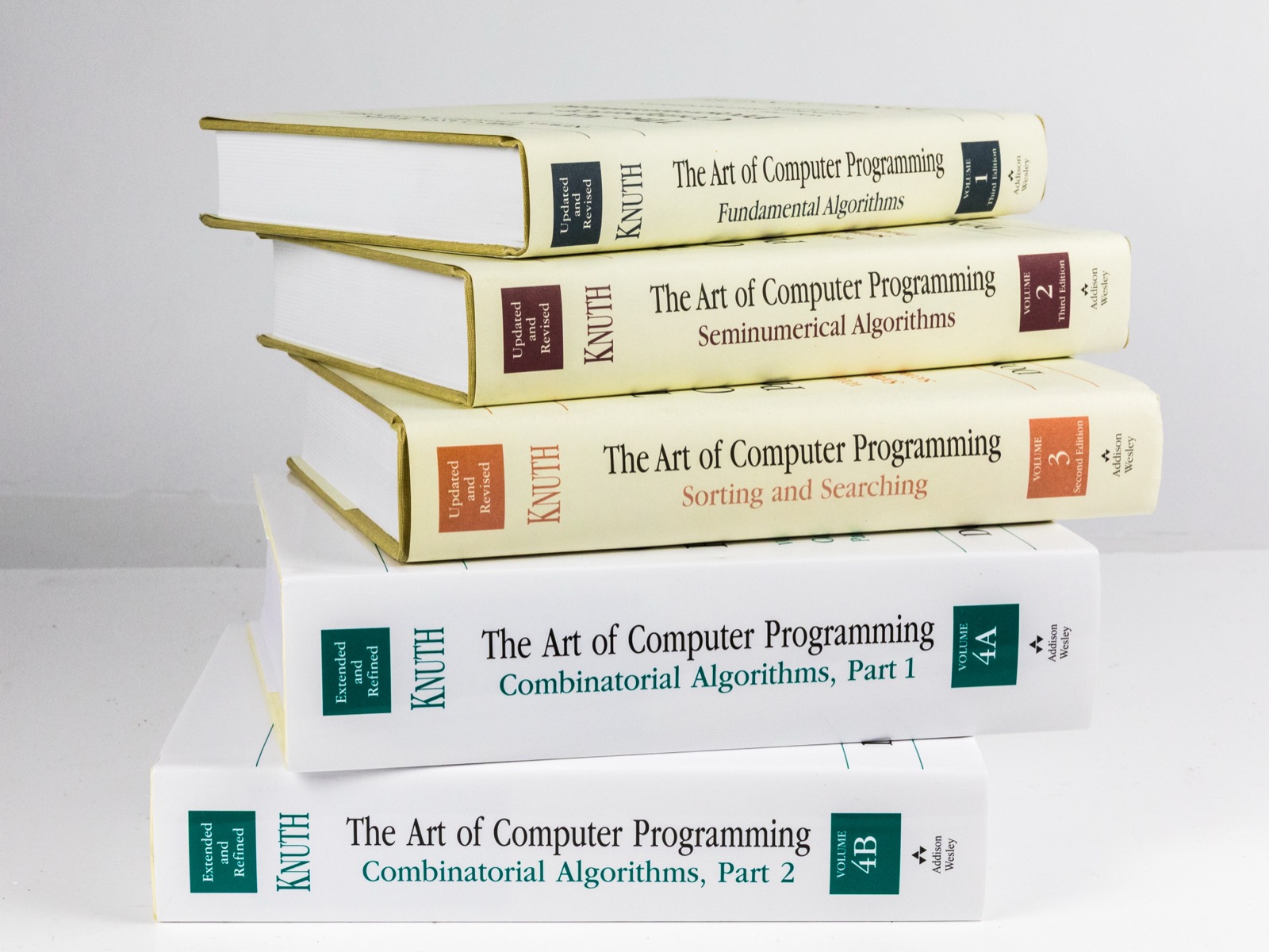 The Art of Computer Programming, Donald Knuth's multi-volume work