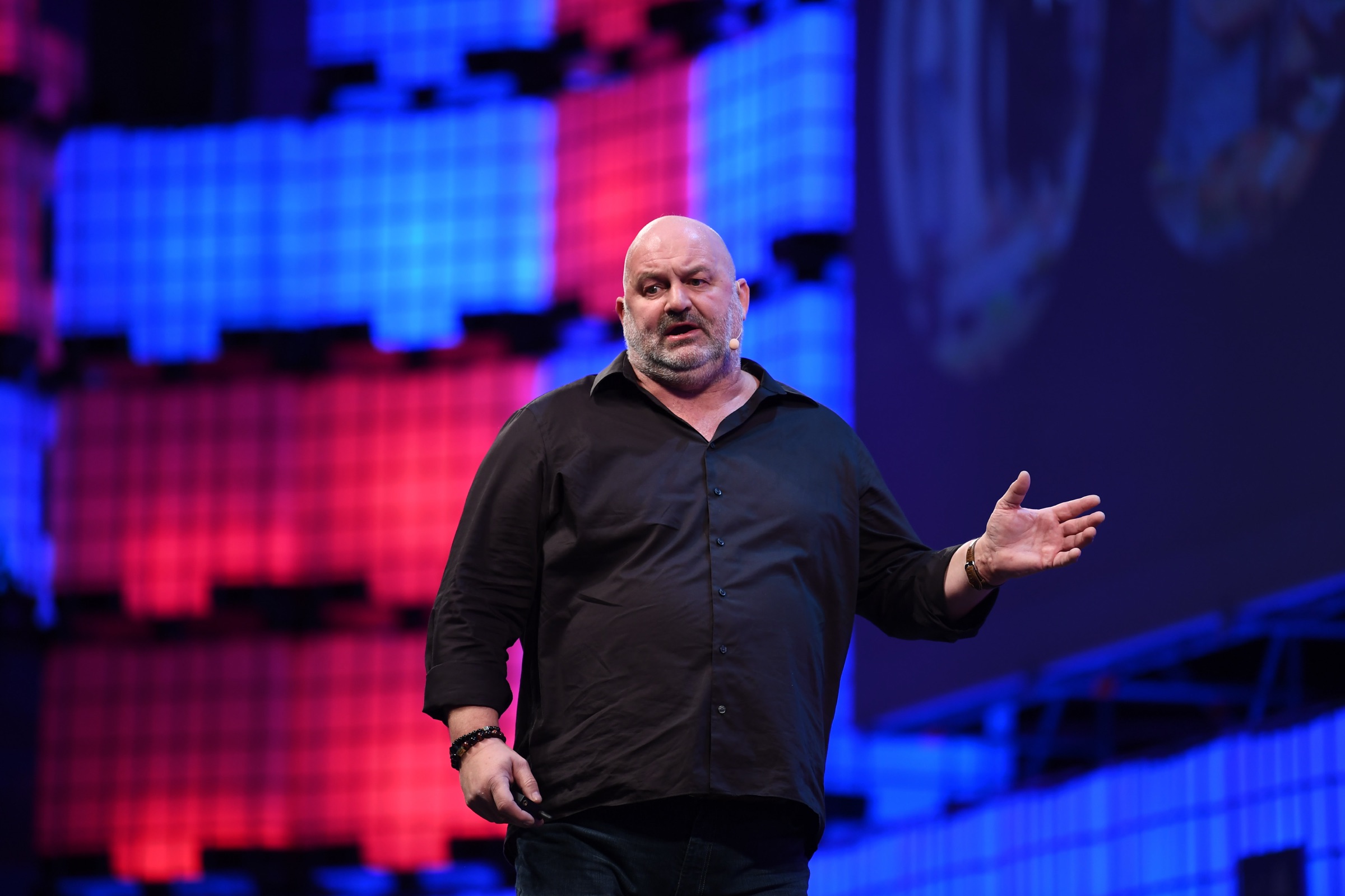 Werner Vogels on the Web Summit centre stage