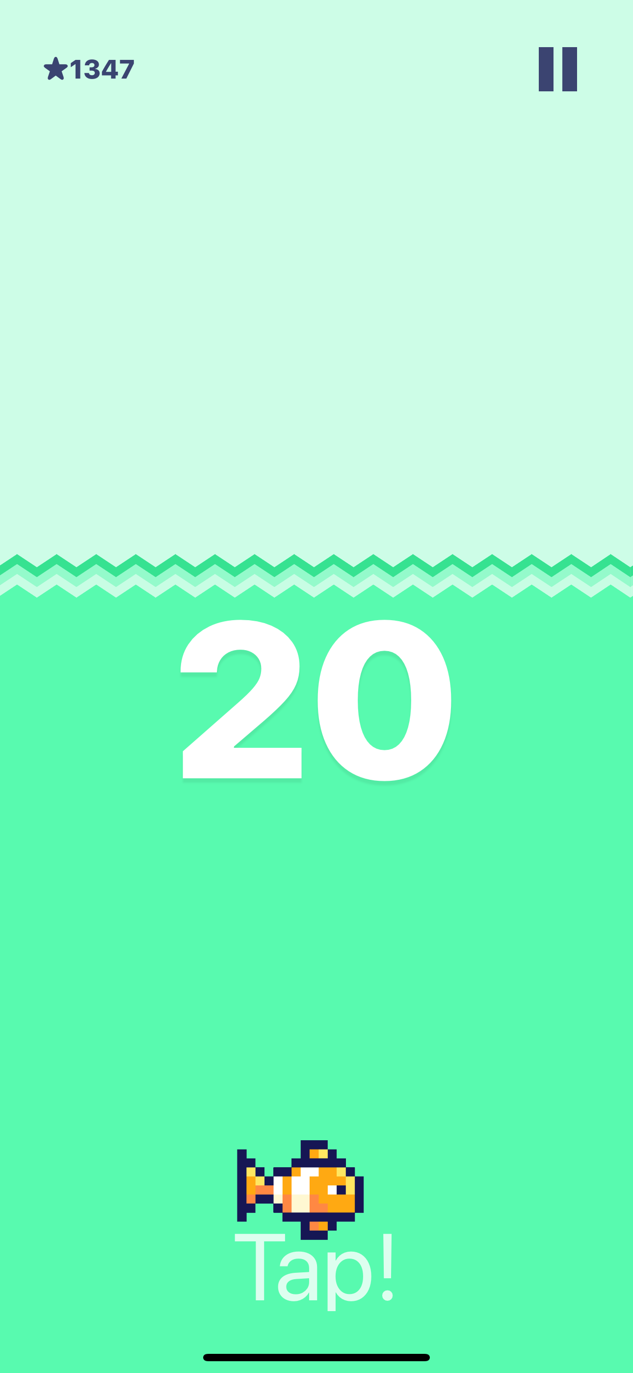 Tappy Color gameplay - green screen