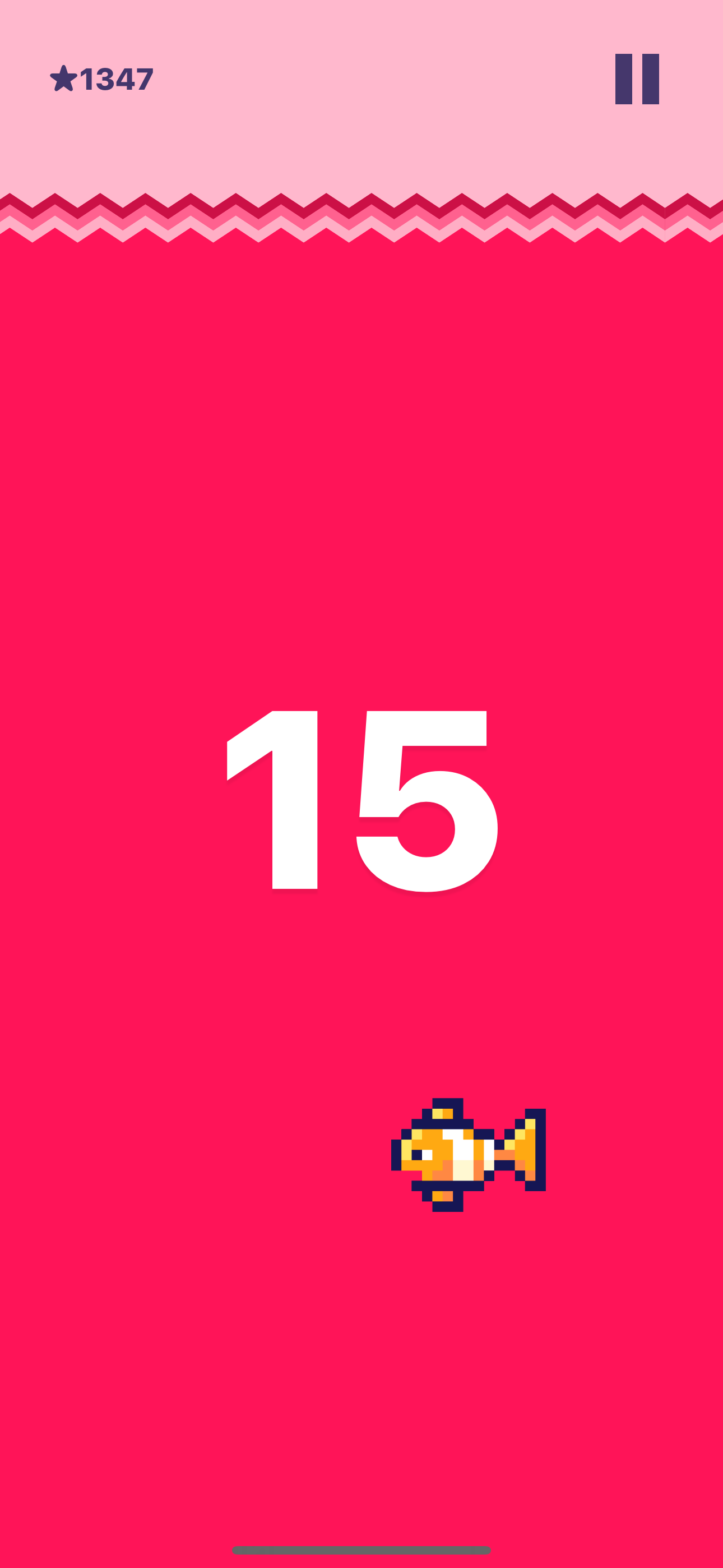 Tappy Color gameplay - red screen lowers water