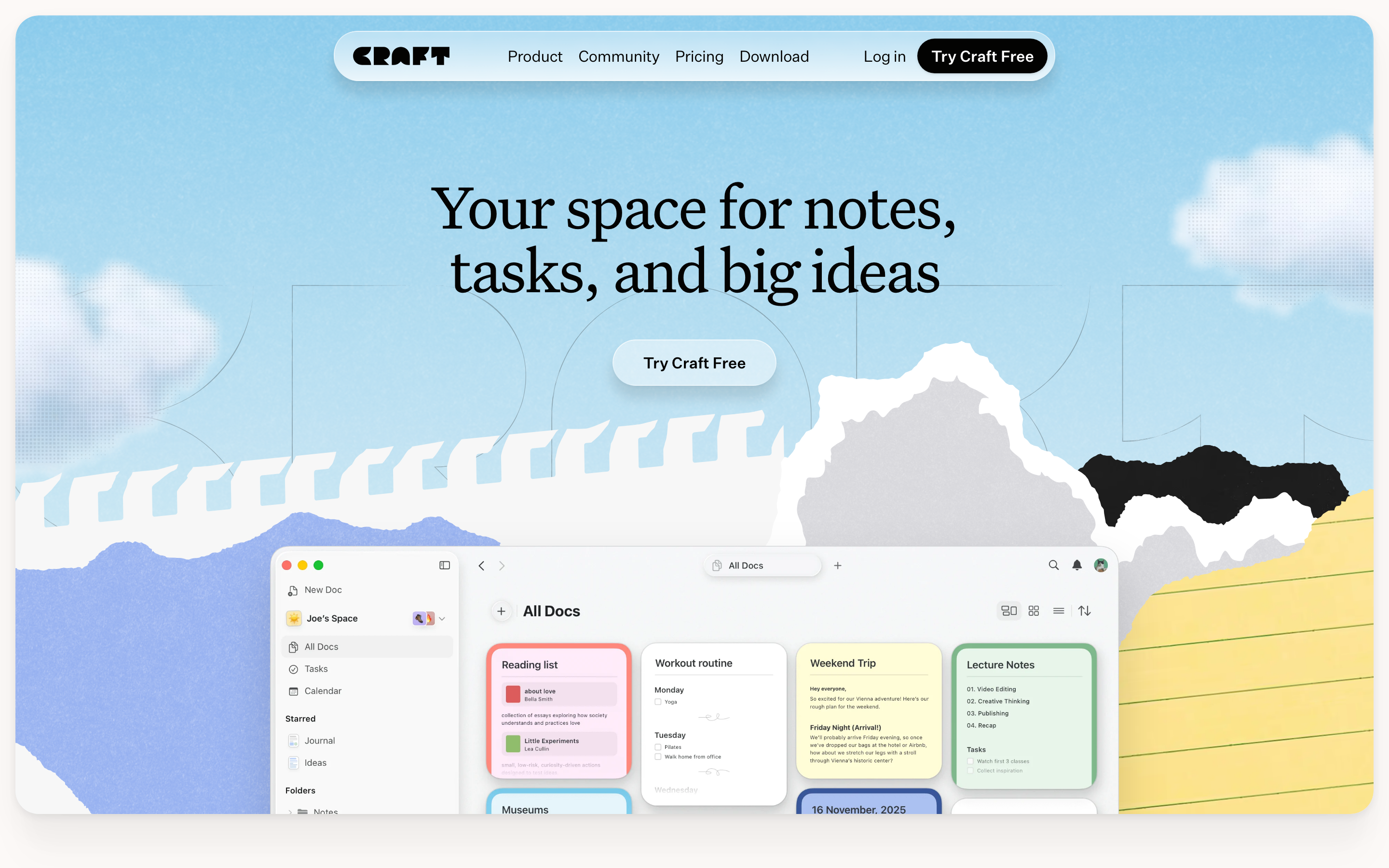 Craft: Native-First Document Excellence screenshot