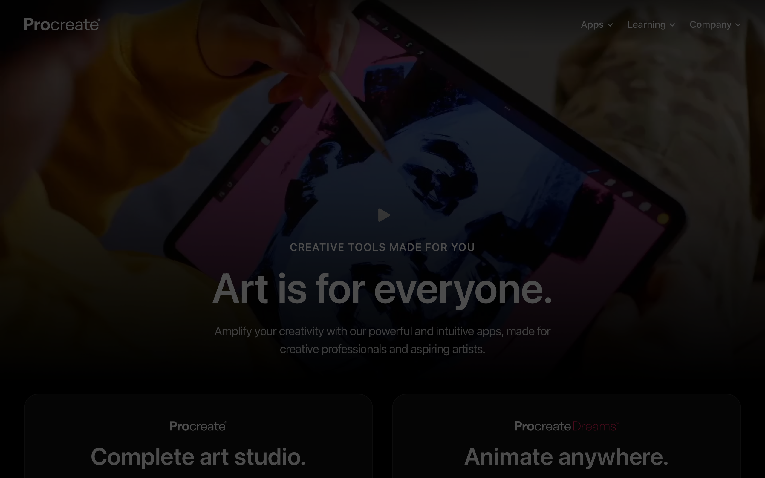 Procreate: Gesture-First Creative Tools screenshot