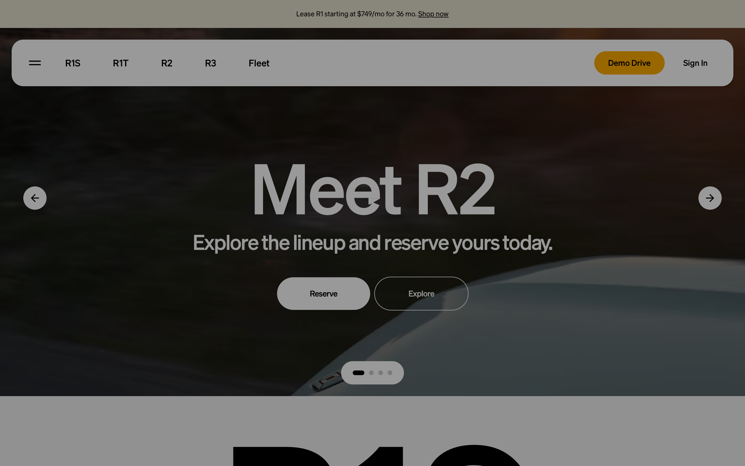 Rivian: Monumentale Automobiltypografie trifft auf Abenteuerfotografie screenshot