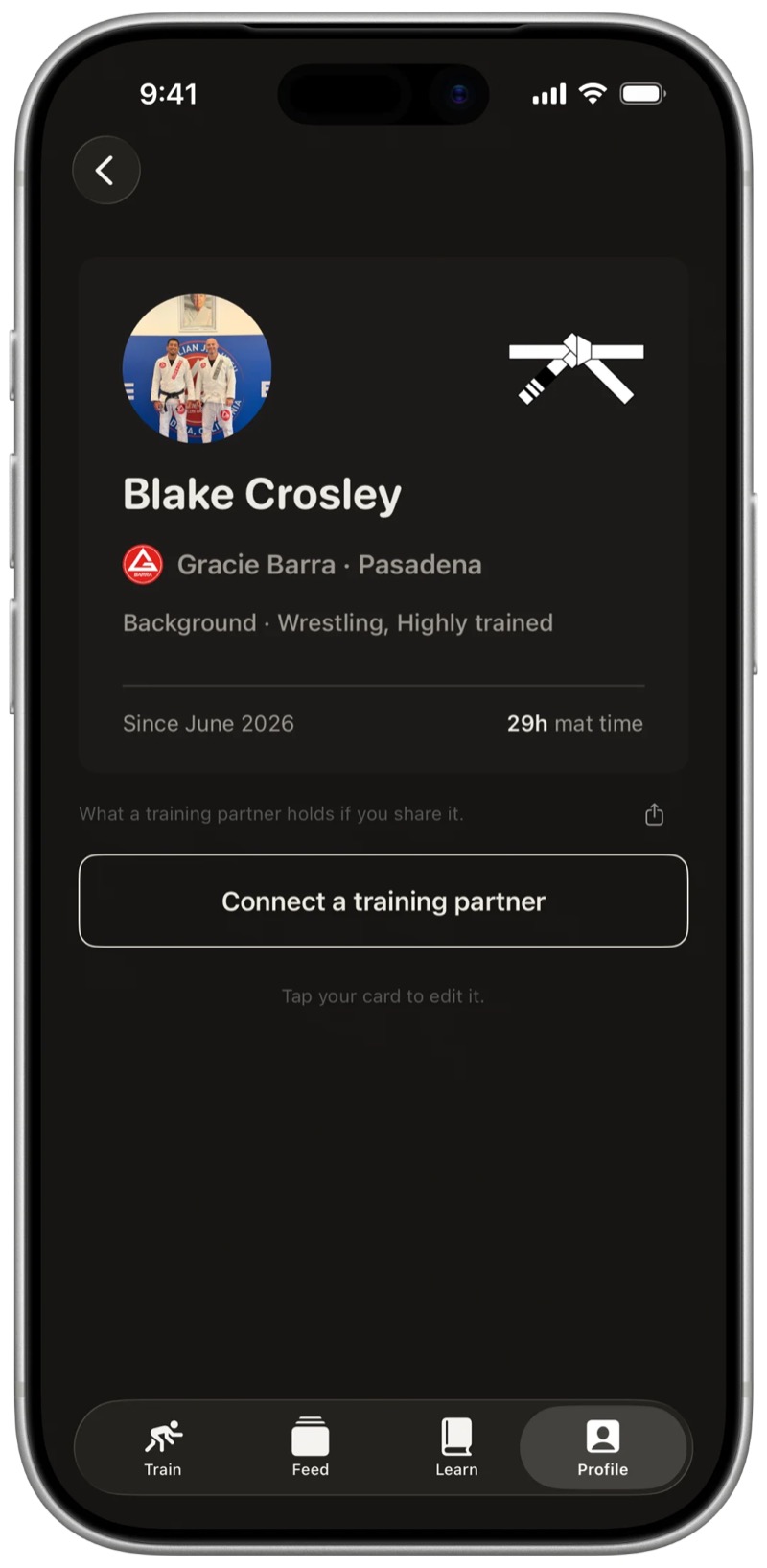 Randori — the jiu-jitsu training log for iPhone and Apple Watch